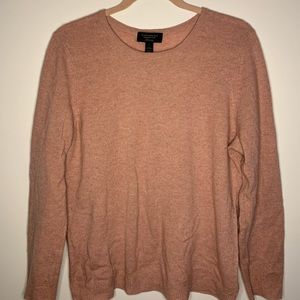100% Cashmere Blush Pink Sweater